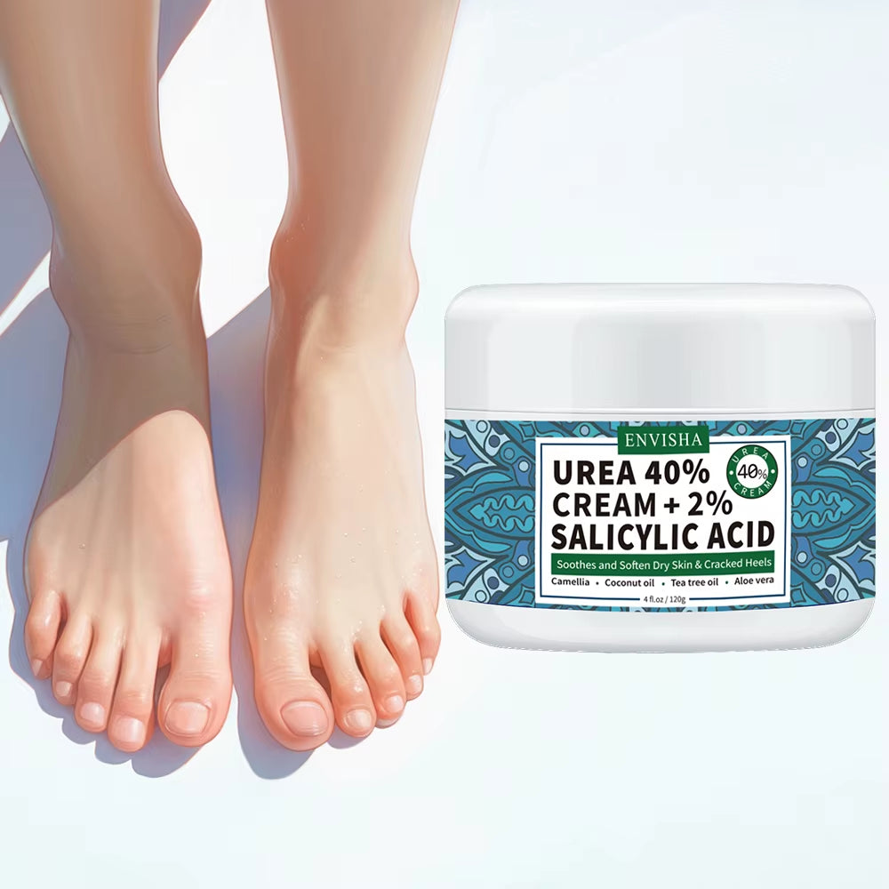 Feet Skin Care Foot Cream for Heels Anti-Dryness Moisturizing Urea 40% Remove Callus Corn Cracked Repair Exfoliating