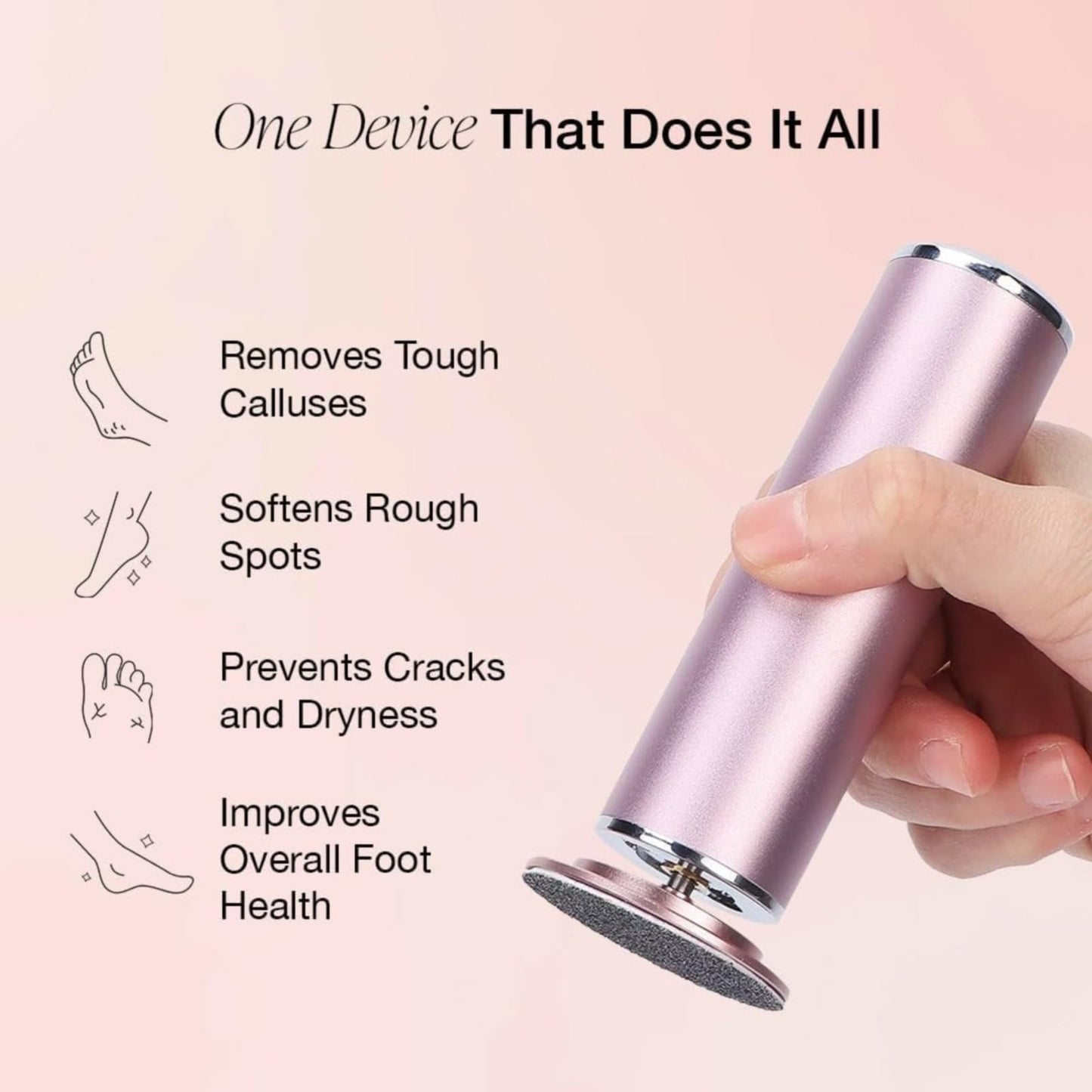 LifesLittleStepsCo Electric Foot Callus Remover